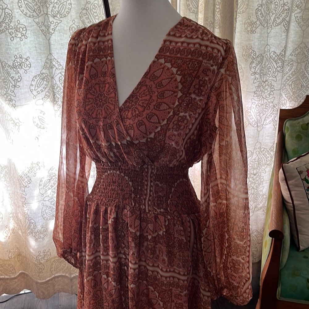 Mara tiered maxi dress